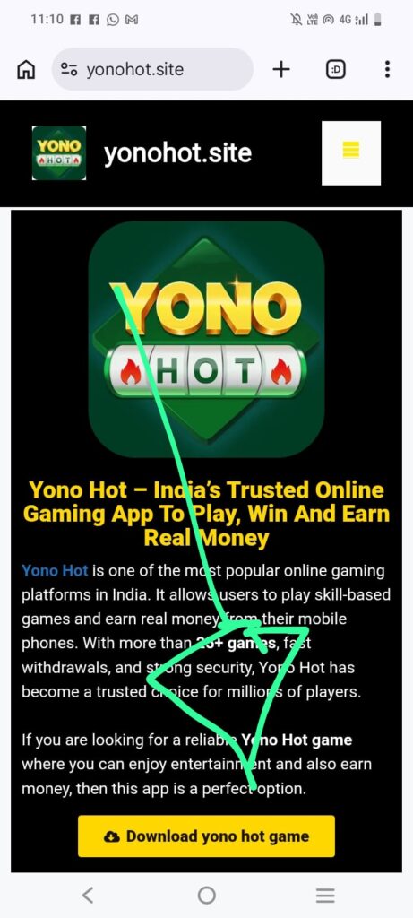 Download yono hot